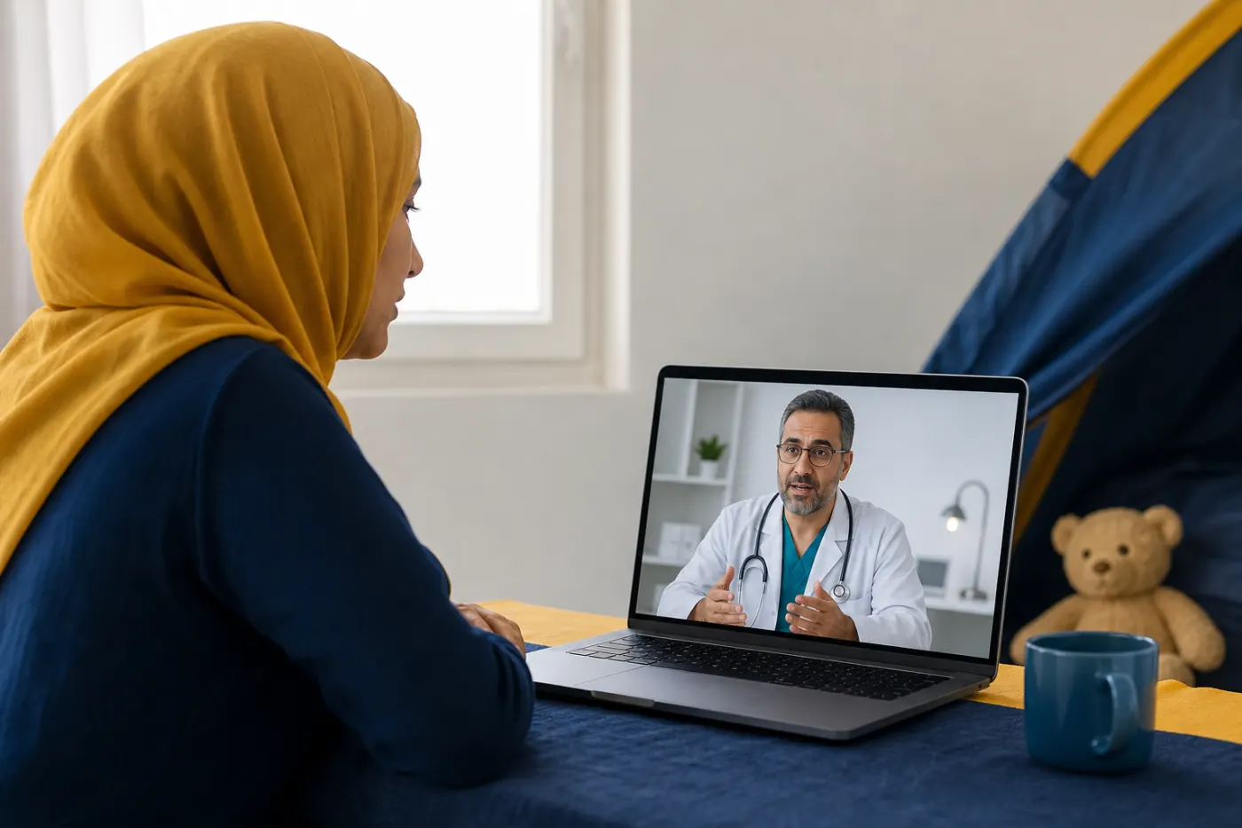 Free online healthcare consultation for refugees and migrants